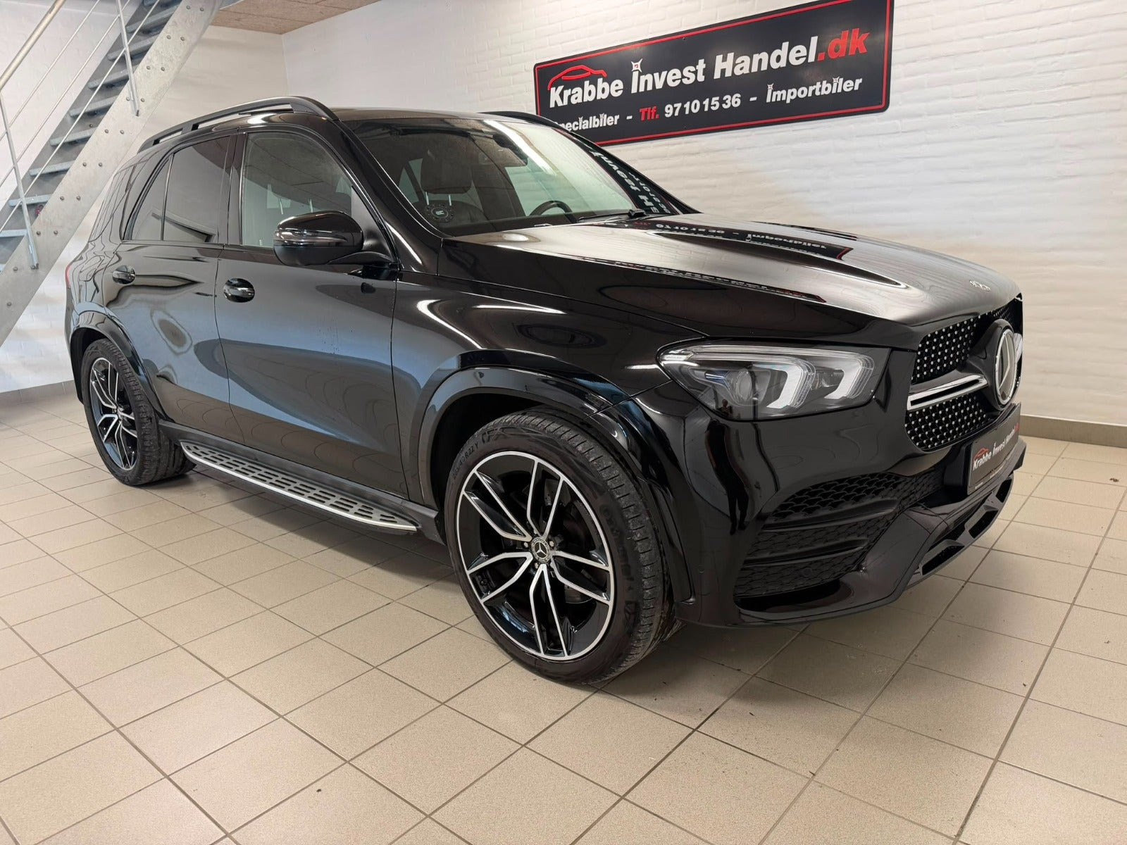 Sort Mercedes GLE350 d fra 2020