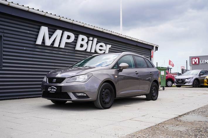Grå Seat Ibiza fra 2015 set udefra
