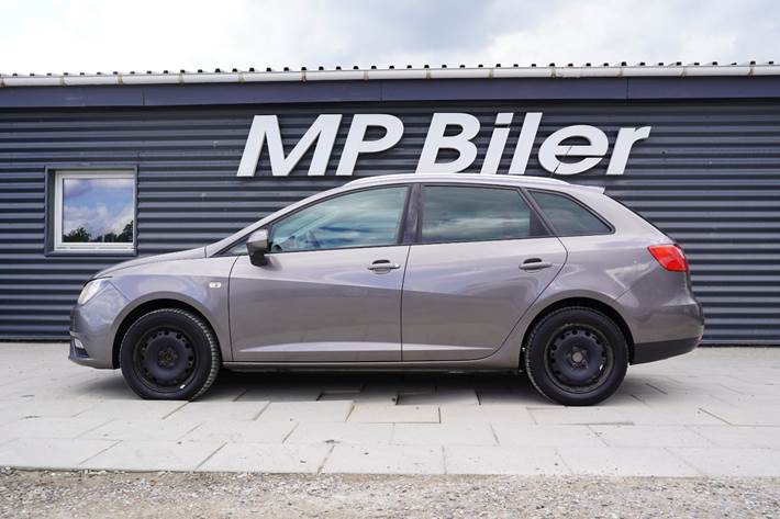 Grå Seat Ibiza fra 2015