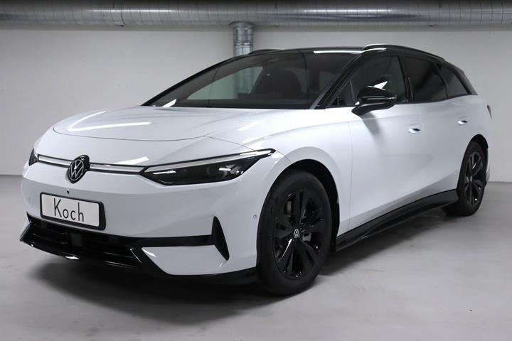 Hvid VW ID.7 fra 2026 set udefra