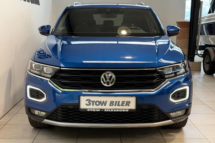 Blå VW T-Roc fra 2020