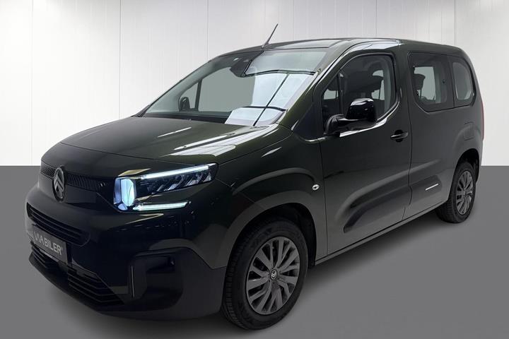 Grøn Citroën ë-Berlingo fra 2025 set udefra