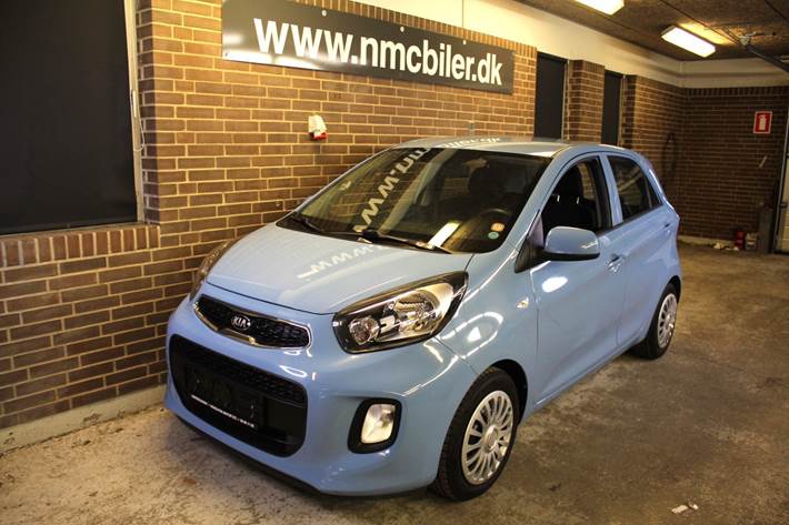 Blå Kia Picanto fra 2016