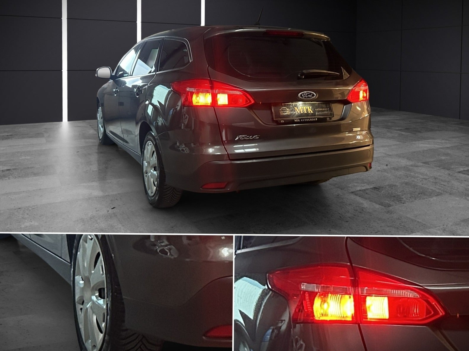 Grå Ford Focus fra 2016