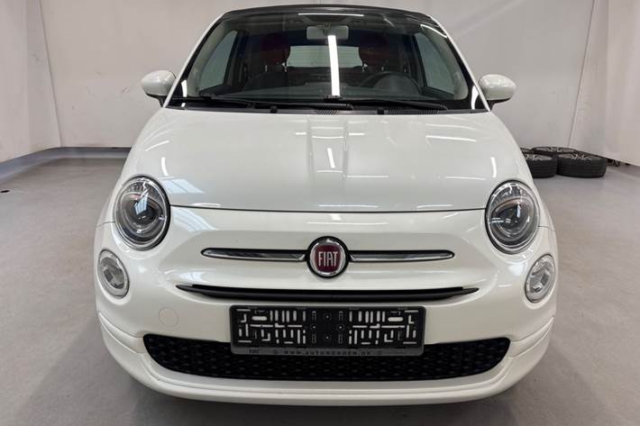 Hvid Fiat 500C fra 2016
