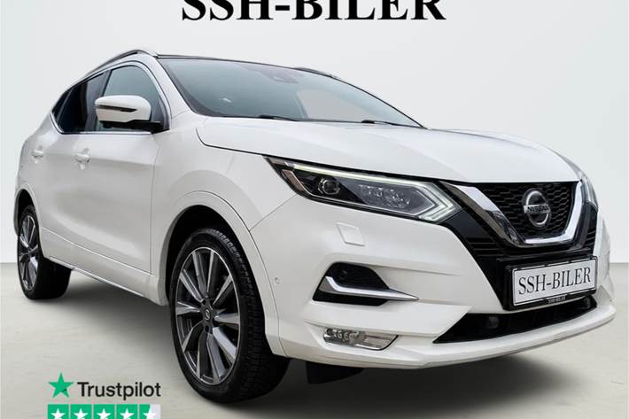 Hvid Nissan Qashqai fra 2020