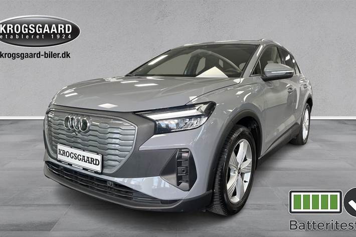 Grå Audi Q4 e-tron fra 2023