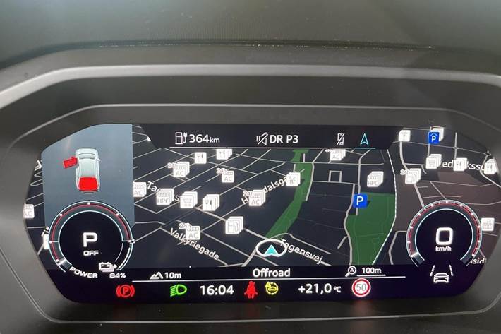Grå Audi Q4 e-tron fra 2023