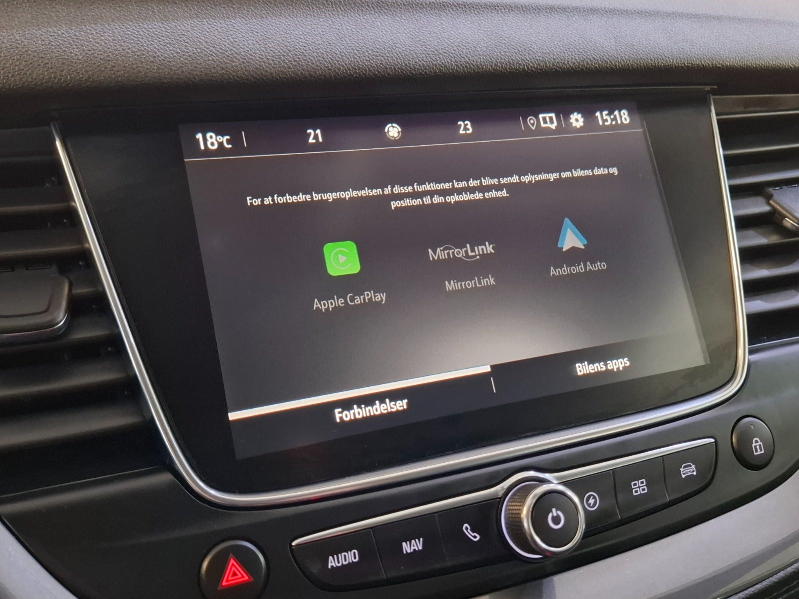 Sølv Opel Grandland X fra 2020