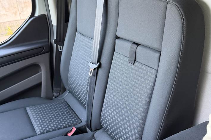 Hvid Ford Transit Custom Van fra 2020