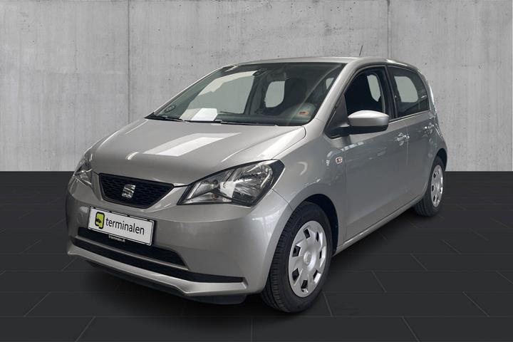 Grå Seat Mii fra 2018 set udefra