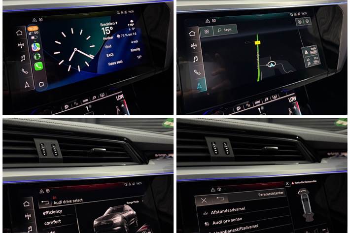Hvid Audi e-tron fra 2023