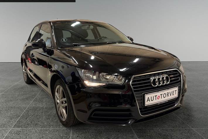 Sort Audi A1 fra 2012