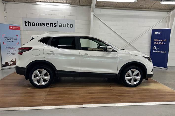 Hvid Nissan Qashqai fra 2019