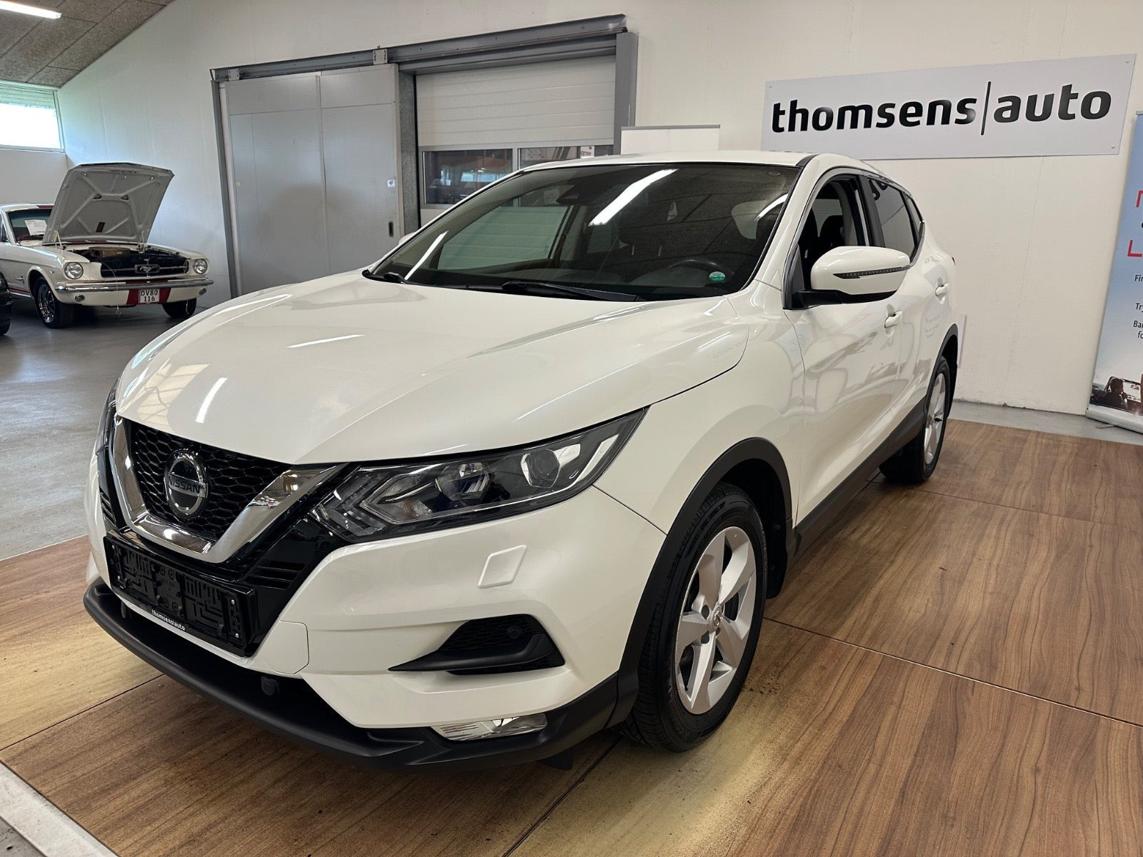 Hvid Nissan Qashqai fra 2019