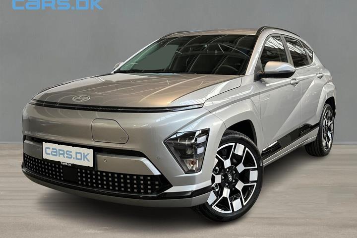 Sølv Hyundai Kona fra 2026 set udefra