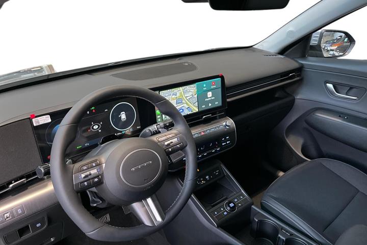 Sølv Hyundai Kona fra 2026
