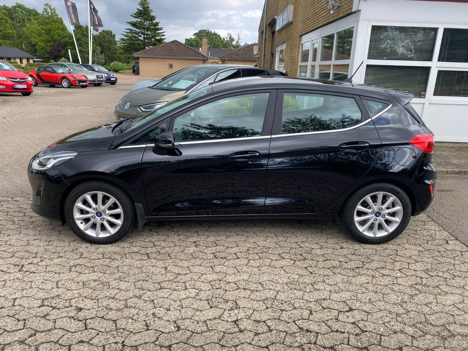 Sort Ford Fiesta fra 2018