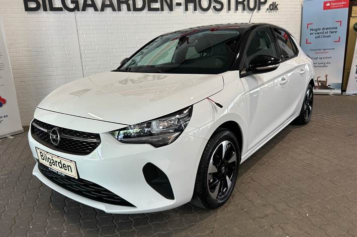 Hvid Opel Corsa-e fra 2023