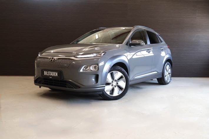 Grå Hyundai Kona fra 2020 set udefra