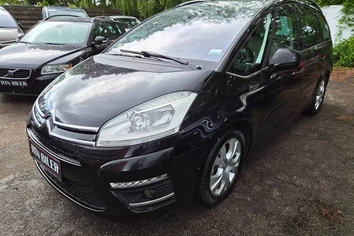 Sort Citroën Grand C4 Picasso fra 2012 set udefra
