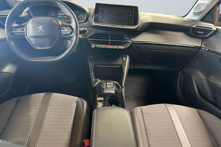 Sort Peugeot e-208 fra 2023