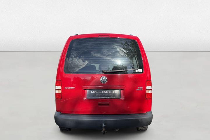 Grøn VW Caddy fra 2011