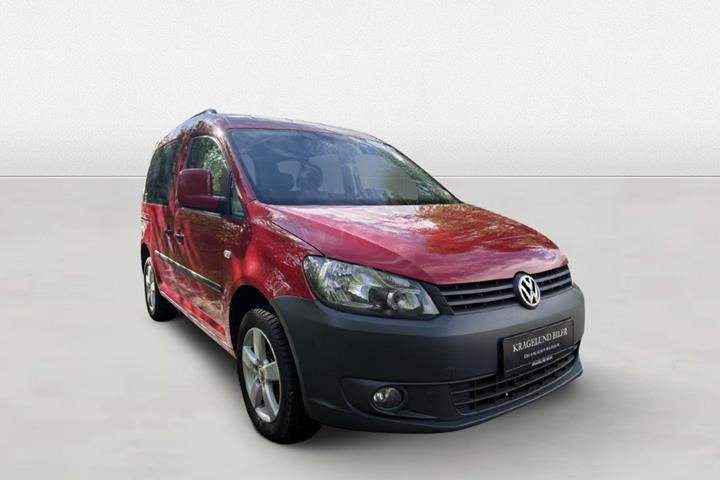 Grøn VW Caddy fra 2011