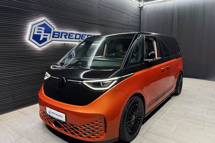 Orange VW ID.Buzz fra 2023