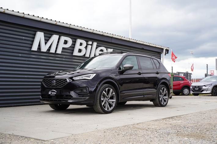 Sort Seat Tarraco fra 2022 set udefra