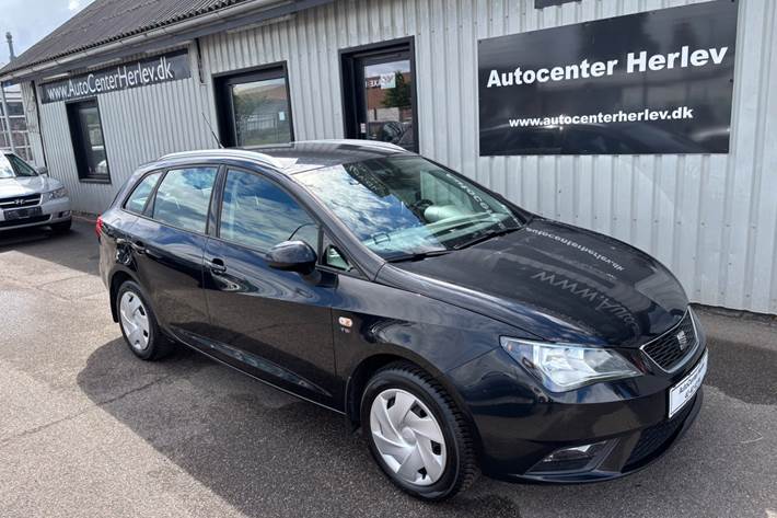 Sort Seat Ibiza fra 2013 set udefra