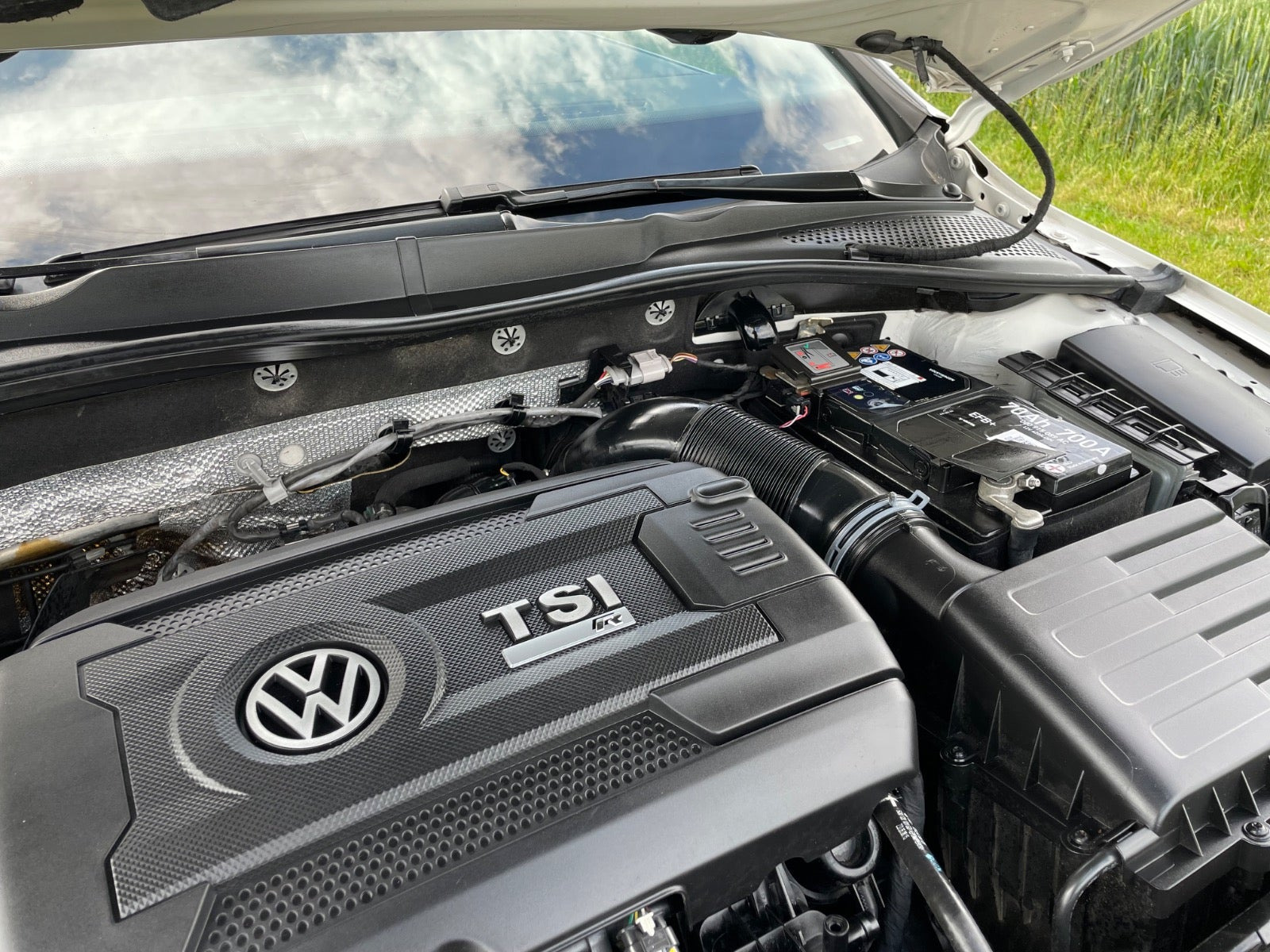 Hvid VW Golf VII fra 2018
