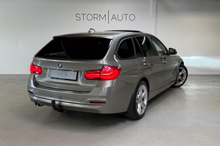 Orange BMW 320d fra 2016