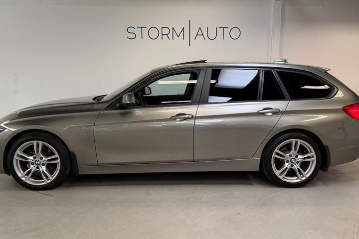 Orange BMW 320d fra 2016
