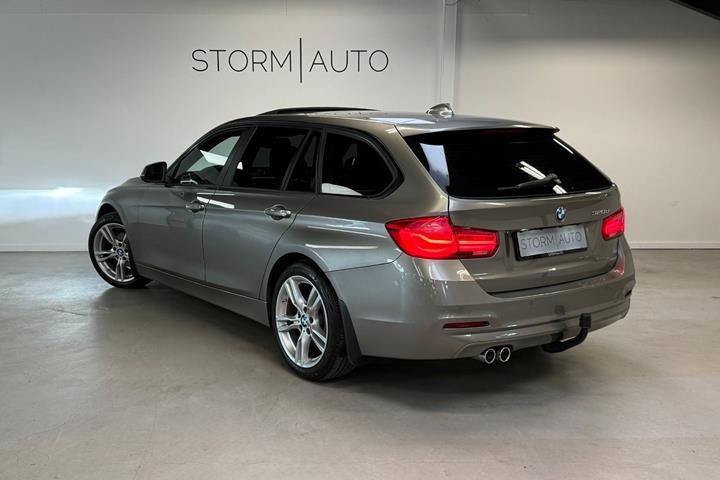 Orange BMW 320d fra 2016
