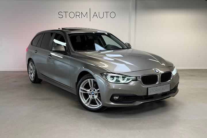 Orange BMW 320d fra 2016