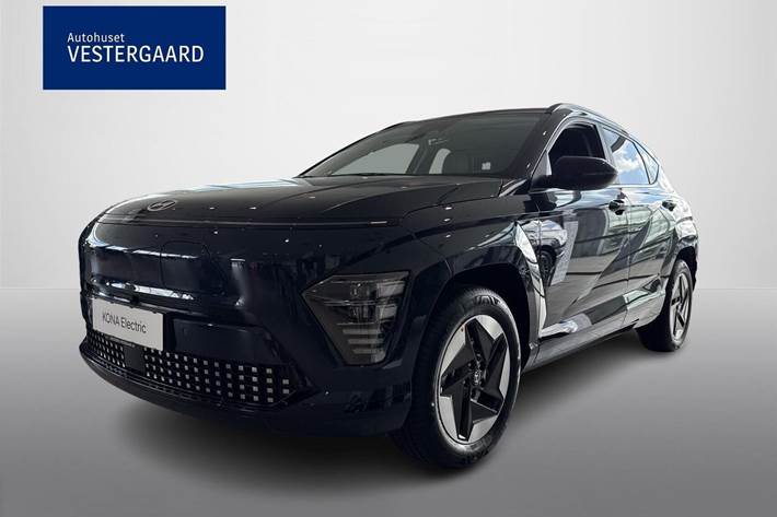 Blå Hyundai Kona fra 2026 set udefra