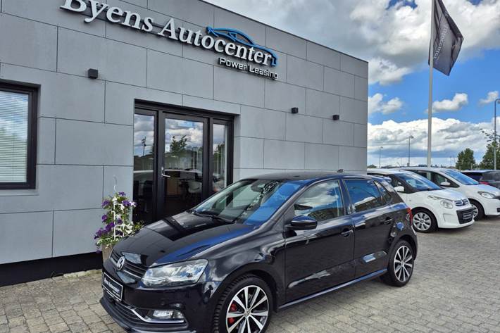 Sort VW Polo fra 2016