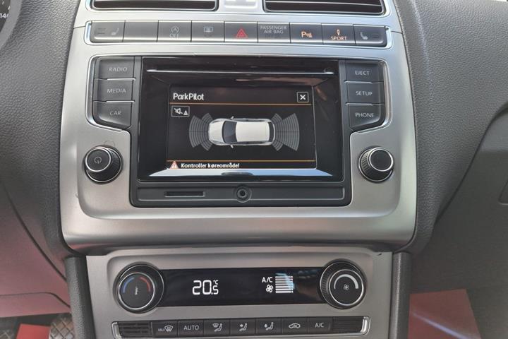 Sort VW Polo fra 2016