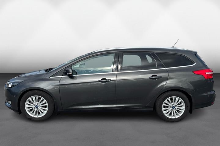 Grå Ford Focus fra 2017