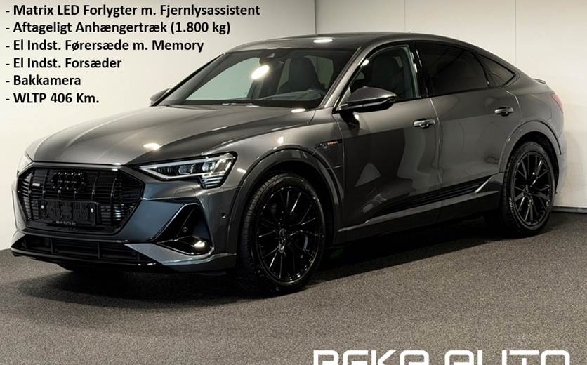 Audi e-tron 55 S-line Sportback quattro