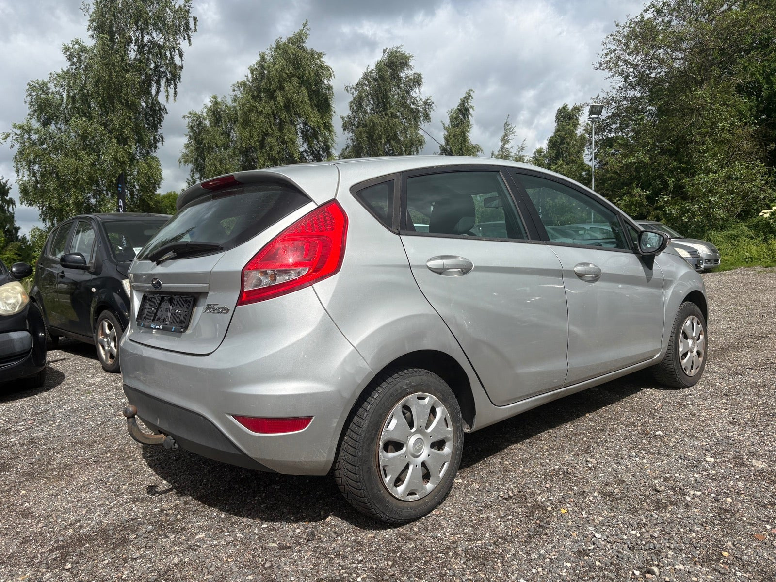 Sølv Ford Fiesta fra 2010