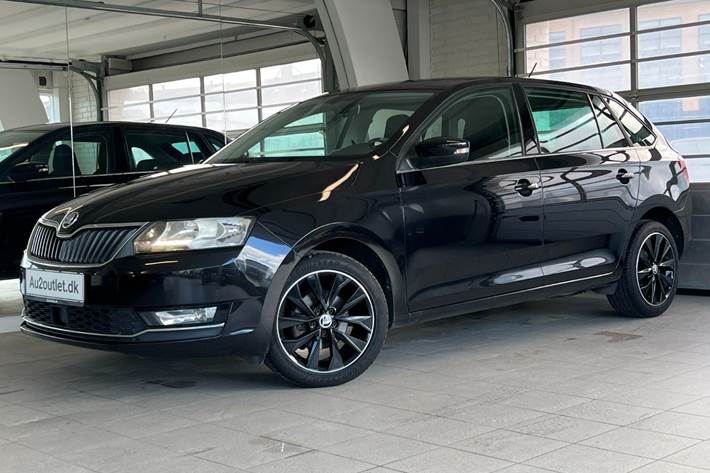 Sort Skoda Rapid fra 2018