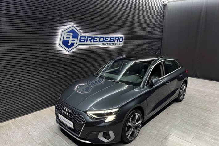 Grå Audi A3 fra 2020