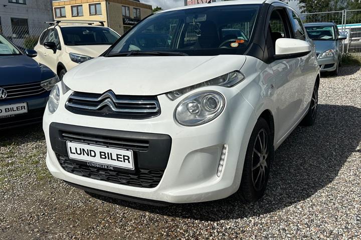 Hvid Citroën C1 fra 2017 set udefra