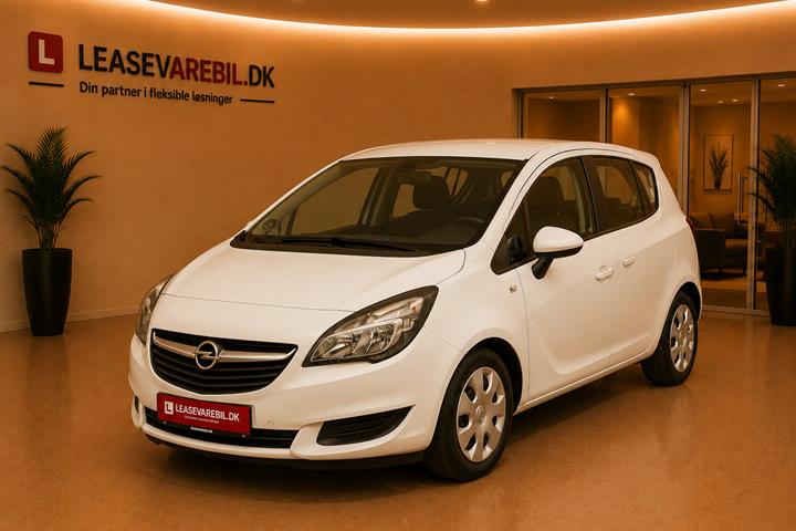 Hvid Opel Meriva fra 2017