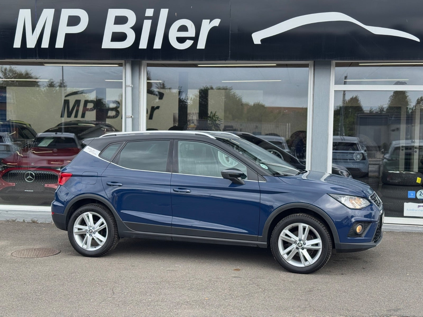 Blå Seat Arona fra 2018