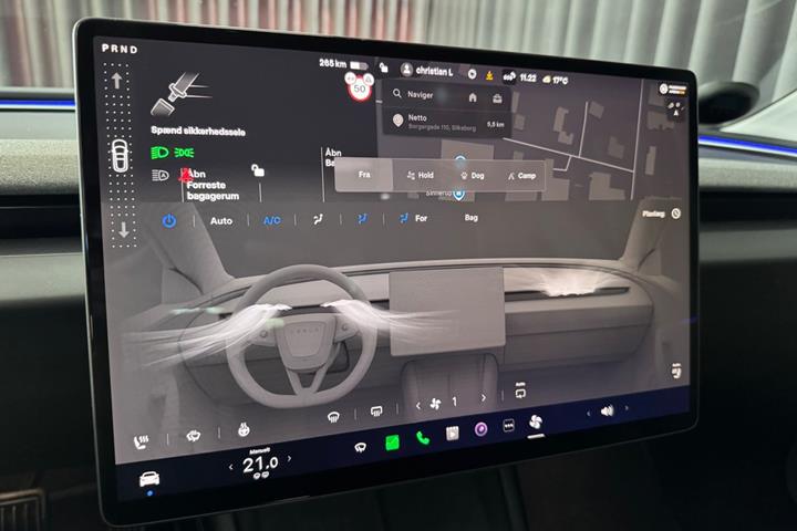 Sort Tesla Model 3 fra 2024