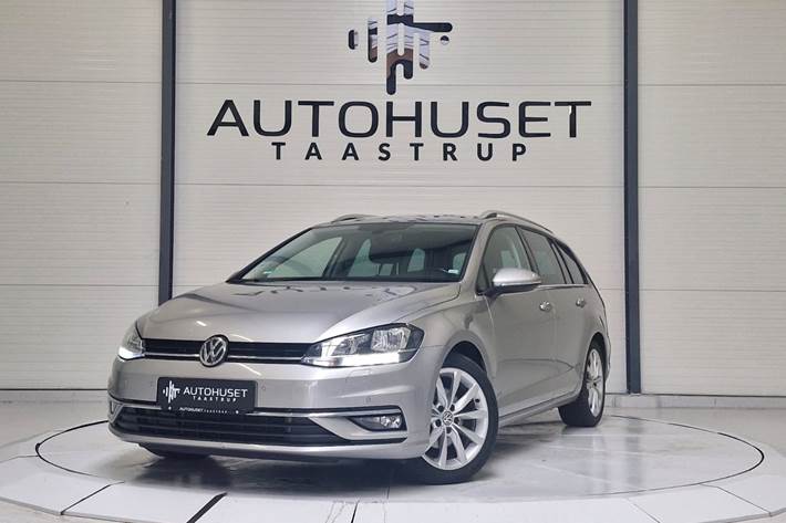 Sølv VW Golf VII fra 2019