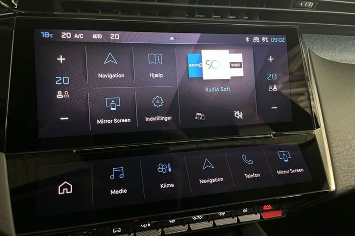 Sort Peugeot 308 fra 2022